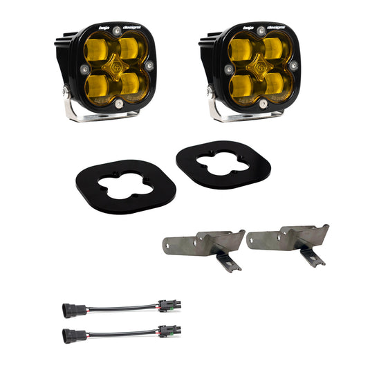 Baja Designs | 2011-2016 Ford Super Duty Squadron SAE Amber Fog Pocket Kit