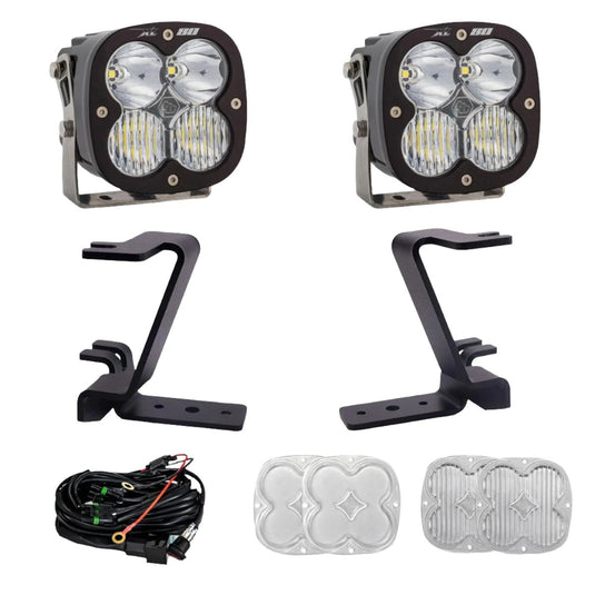 Baja Designs | 2023-2025 Ford Super Duty XL80 Clear Driving / Combo A-Pillar Light Kit W/ Toggle