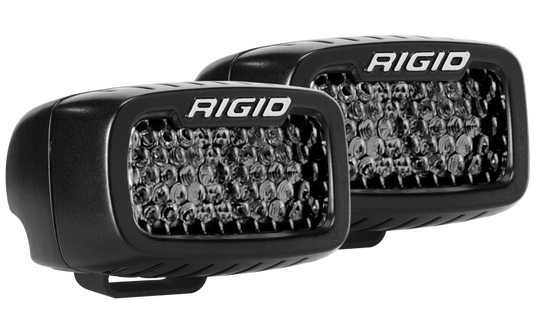 Rigid Industries | SR-M Series PRO Midnight Edition - Spot - Diffused - Pair
