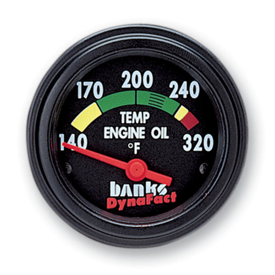 Banks Power | 1989-2006 Dodge Ram 5.9L Cummins Temperature Gauge Kit - Engine Oil 140-320 Degree