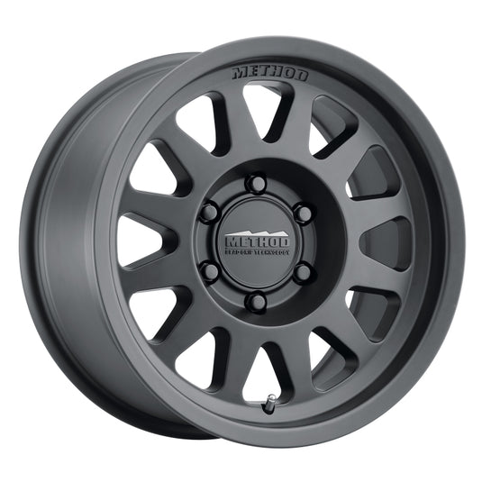 Method | MR704 17x8.5 0mm Offset 5x5 71.5mm CB Matte Black Wheel