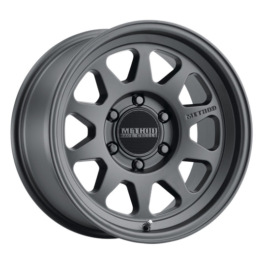 Method | MR316 17x8.5 0mm Offset 6x120 67mm CB Matte Black Wheel