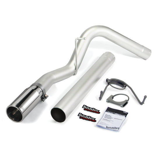 Banks Power | 2007.5-2012 Dodge Ram 6.7L Cummins SCLB / MCSB Monster Exhaust System - 4 Inch SS Single Exhaust With Chrome Tip