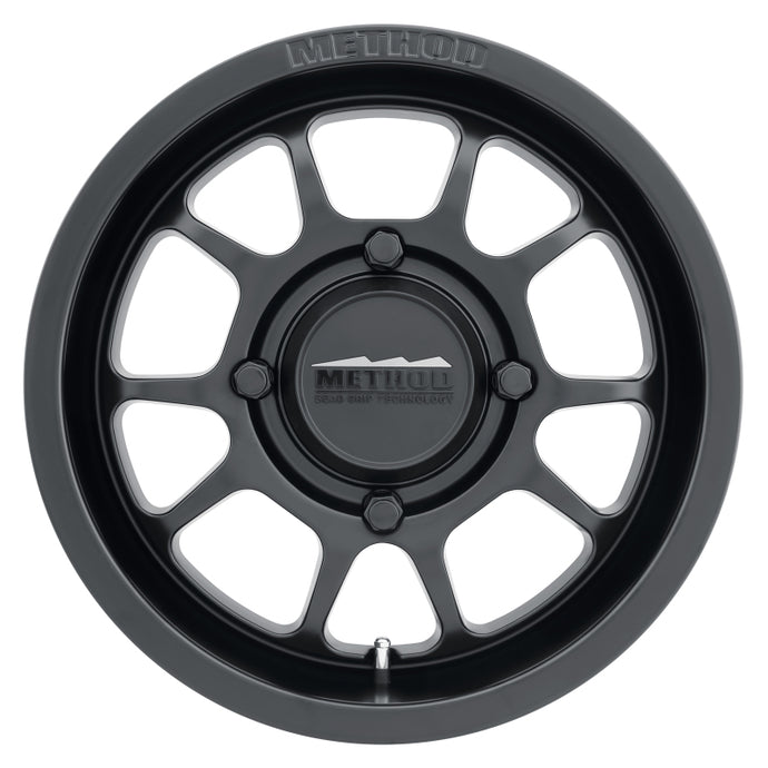 Method | MR409 15x8 4+4/0mm Offset 4x156 132mm CB Matte Black Wheel