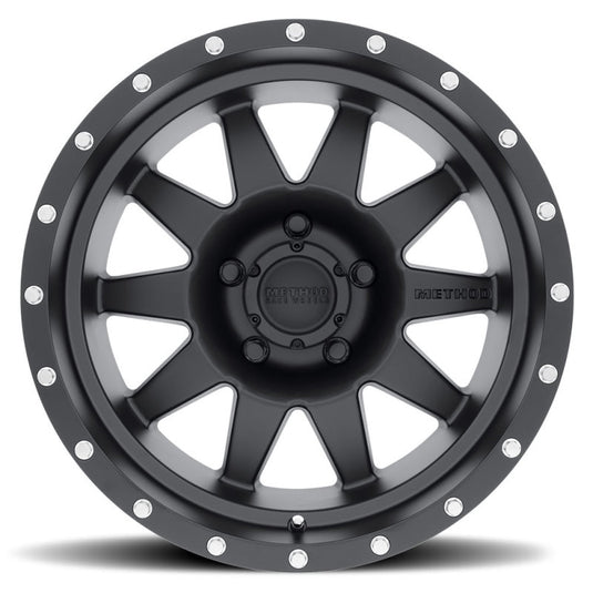 Method | MR301 The Standard 17x9 -12mm Offset 5x5 94mm CB Matte Black Wheel