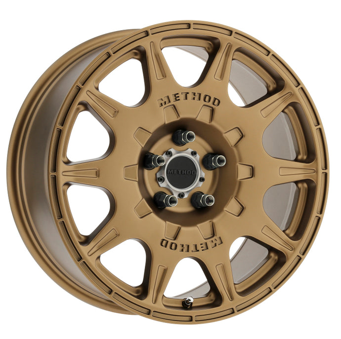 Method | MR502 RALLY 17x8 +38mm Offset 5x4.5 67.1mm CB Method | Bronze Wheel