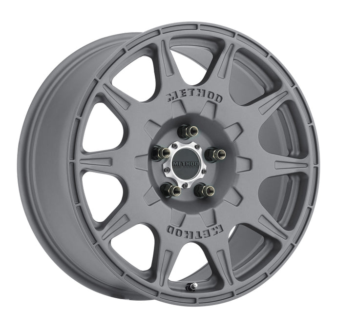 Method | MR502 RALLY 17x8 +38mm Offset 5x4.5 67.1mm CB Titanium Wheel