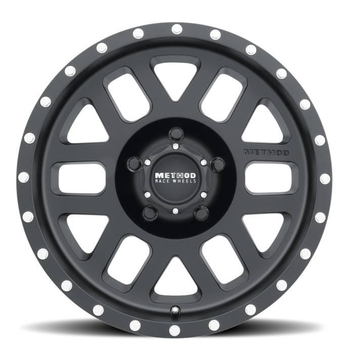 Method | MR306 Mesh 17x8.5 0mm Offset 5x5.5 108mm CB Matte Black Wheel