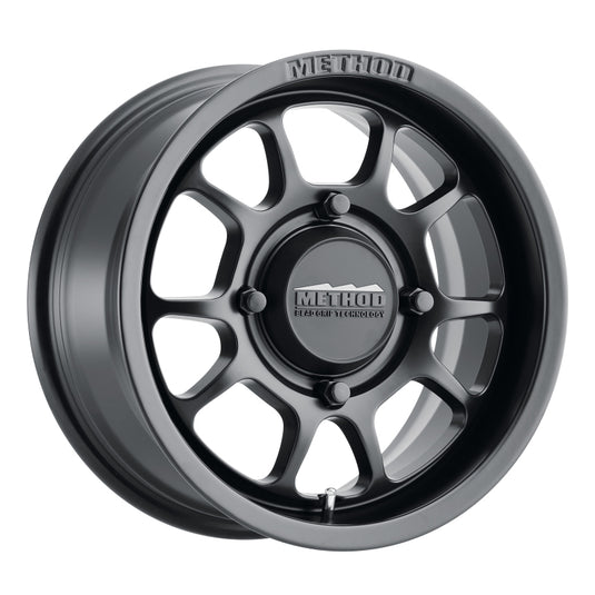 Method | MR409 15x8 4+4/0mm Offset 4x156 132mm CB Matte Black Wheel