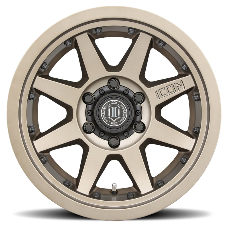 Load image into Gallery viewer, ICON Rebound Pro 17x8.5 6x5.5 25mm Offset 5.75in BS 95.1mm Bore Bronze Wheel
