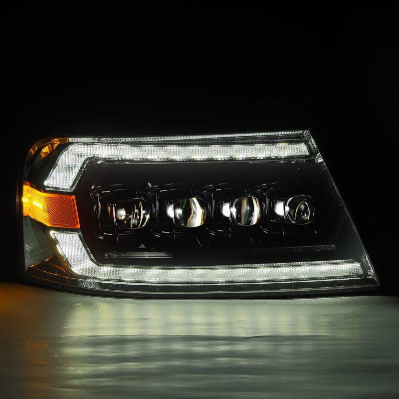 Load image into Gallery viewer, AlphaRex 04-08 Ford F-150 (No 2004 Heritage) NOVA-Series LED Proj HL Chrome w/Actv Light / Seq. Sig
