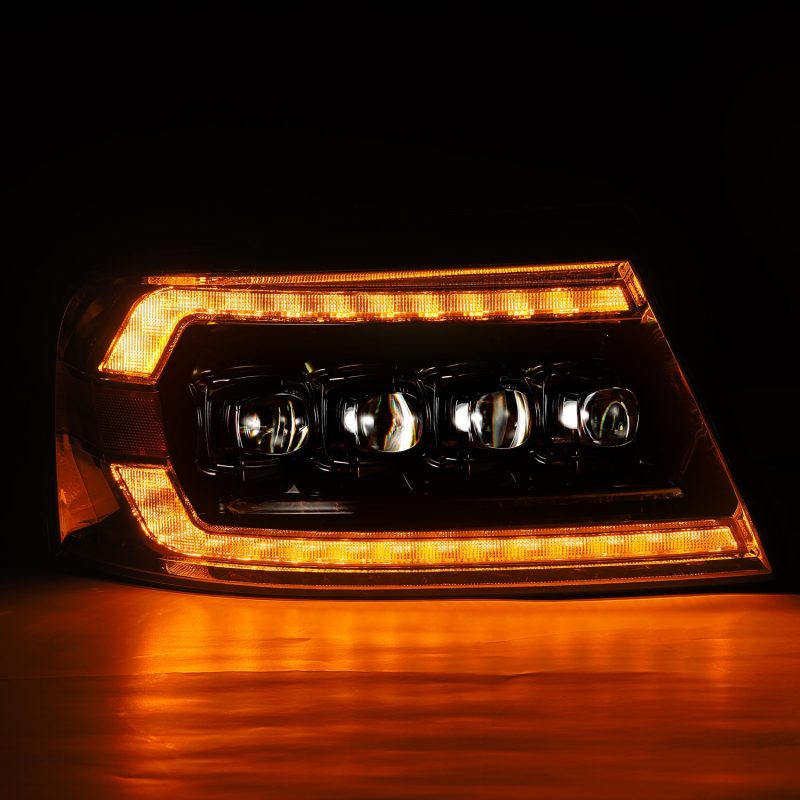 Load image into Gallery viewer, AlphaRex 04-08 Ford F-150 (No 2004 Heritage) NOVA-Series LED Proj HL Chrome w/Actv Light / Seq. Sig
