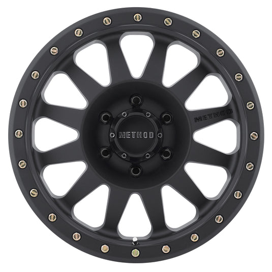 Method | MR304 Double Standard 17x8.5 0mm Offset 6x5.5 108mm CB Matte Black Wheel