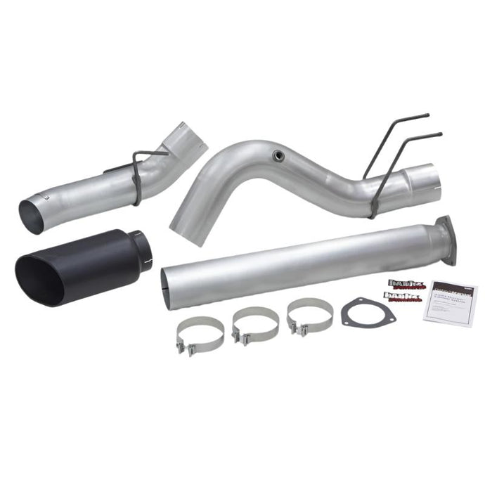 Banks Power | 2017-2024 Ford 6.7L Power Stroke 5 Inch Monster Single Exit Exhaust System With Black Tip