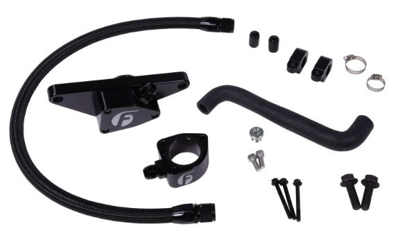 Load image into Gallery viewer, Fleece | 2006-2007 Dodge Ram 5.9L Cummins Auto Trans Coolant Bypass Kit - Black
