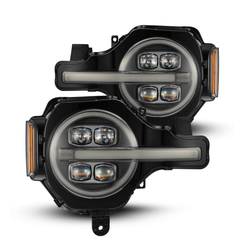 Load image into Gallery viewer, AlphaRex 21-23 Ford Bronco NOVA LED Projector Headlights Black
