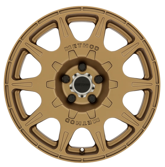 Method | MR502 RALLY 17x8 +38mm Offset 5x4.5 67.1mm CB Method | Bronze Wheel