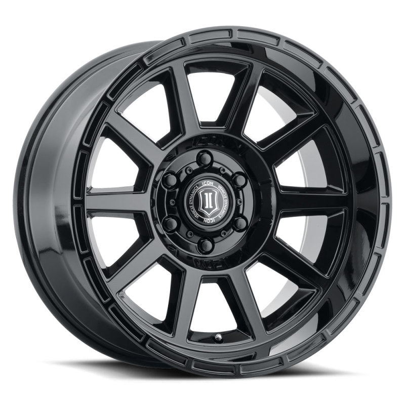Load image into Gallery viewer, ICON Recoil 20x10 5x150 -24mm Offset 4.5in BS Gloss Black Wheel
