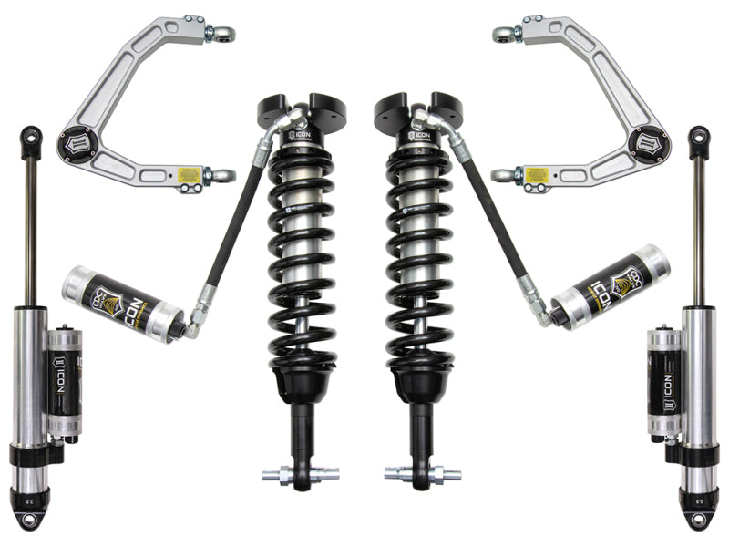 Load image into Gallery viewer, ICON 2019+ GM 1500 1.5-3.5in Stage 4 Suspension System w/Billet Uca
