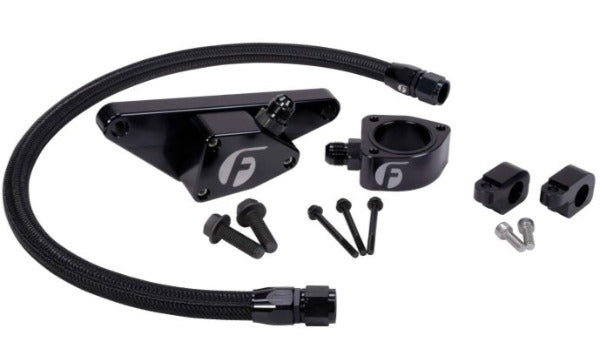 Load image into Gallery viewer, Fleece | 2003-2007 Dodge Ram 5.9 Cummins Manual Trans Coolant Bypass Kit - Black
