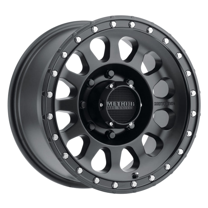 Method | MR315 17x9 -12mm Offset 8x6.5 130.81mm CB Matte Black Wheel