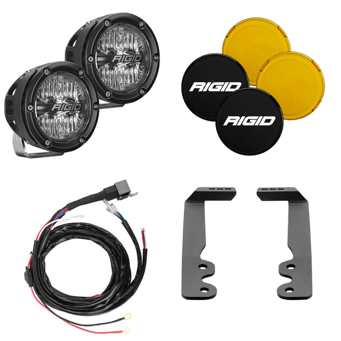 Rigid Industries | 2022+ Toyota Tundra A-Pillar Light Kit With 4 Inch 360-Series