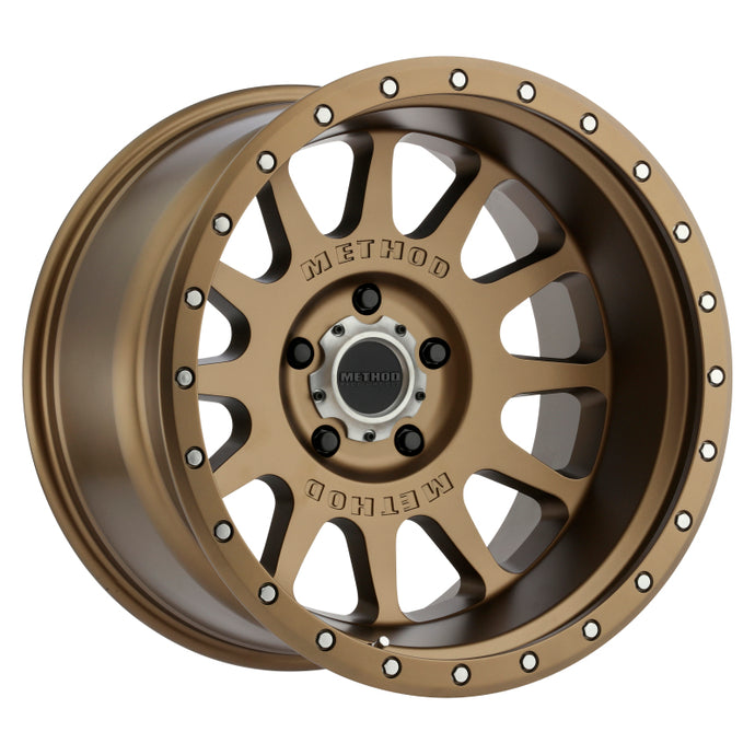 Method | MR605 NV 20x12 -52mm Offset 5x5 71.5mm CB Method | Bronze Wheel