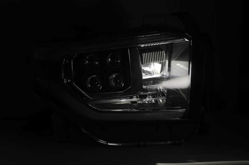 Load image into Gallery viewer, AlphaRex 14-20 Toyota Tundra NOVA LED Projector Headlight Plank Style Alpha Black w/Activation Light
