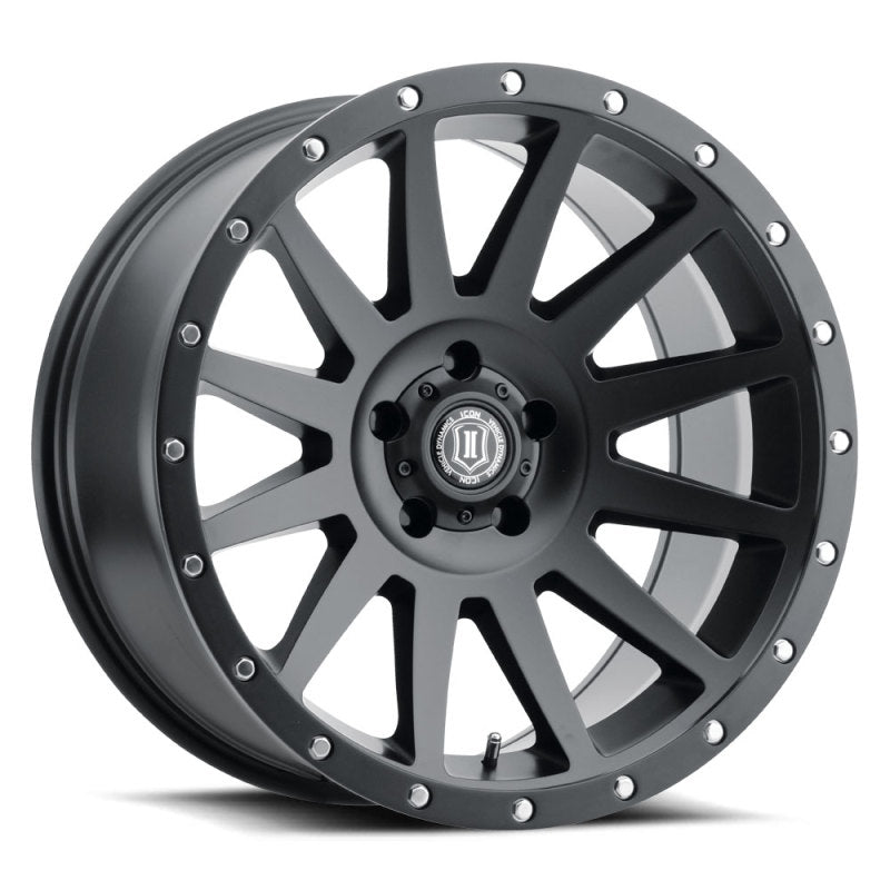 Load image into Gallery viewer, ICON Compression 20x10 5x150 -19mm Offset 4.75in BS 110.10mm Bore Satin Black Wheel
