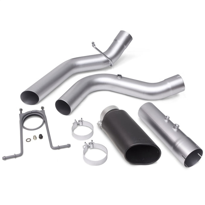 Banks Power | 2017-2019 GM Duramax L5P 2500 / 3500 Monster Exhaust System - SS Single Exhaust With Black Tip