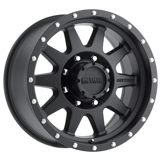 Method | MR301 The Standard 20x9 +18mm Offset 8x6.5 130.81mm CB Matte Black Wheel