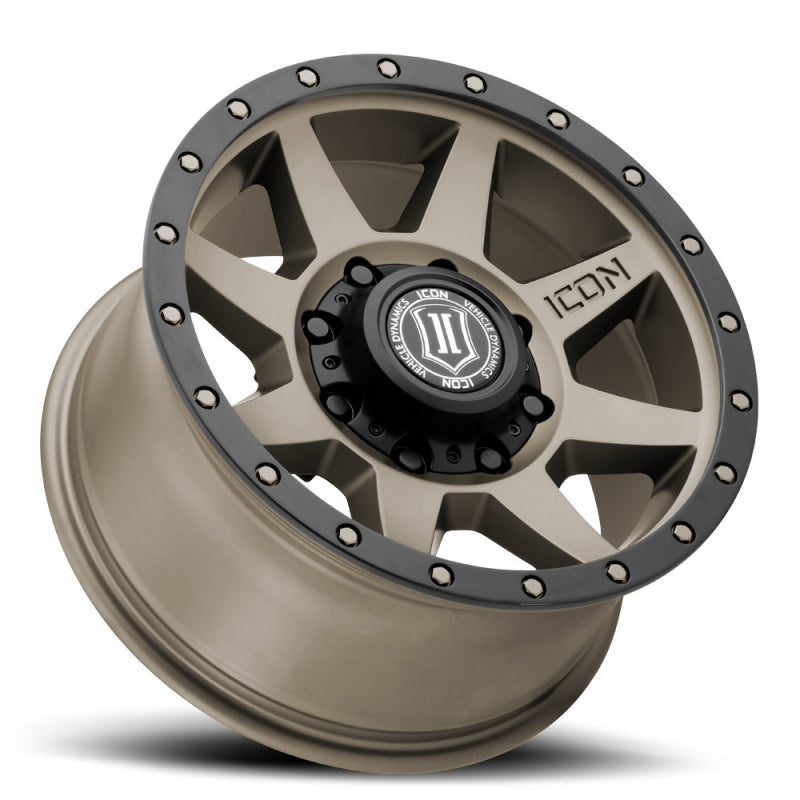 Load image into Gallery viewer, ICON Rebound 17x8.5 8x170 6mm Offset 5in BS 125mm Bore Bronze Wheel
