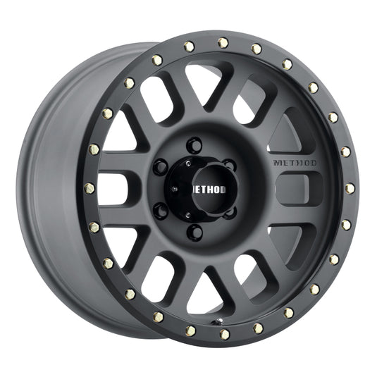 Method | MR309 Grid 17x8.5 0mm Offset 6x5.5 108mm CB Titanium/Black Street Loc Wheel