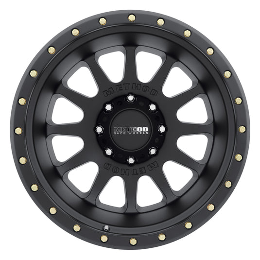 Method | MR605 NV 20x12 -52mm Offset 8x6.5 121.3mm CB Matte Black Wheel