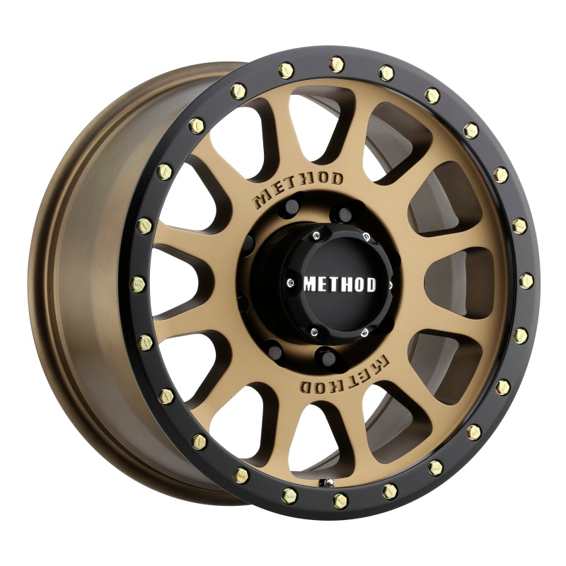 Load image into Gallery viewer, Method | MR305 NV 17x8.5 0mm Offset 8x6.5 130.81mm CB Method | Bronze/Black Street Loc Wheel
