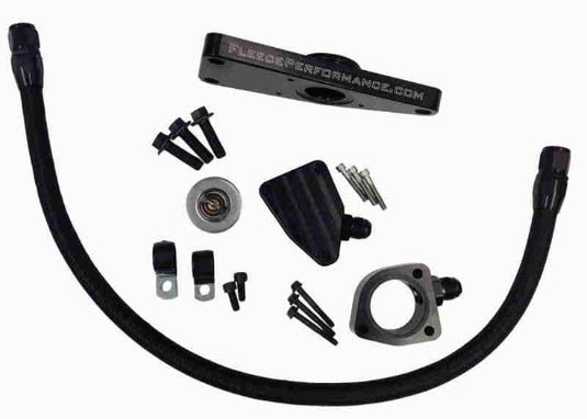 Fleece | 2003-2007 Dodge Ram 5.9 Cummins Manual Trans Coolant Bypass Kit - Black