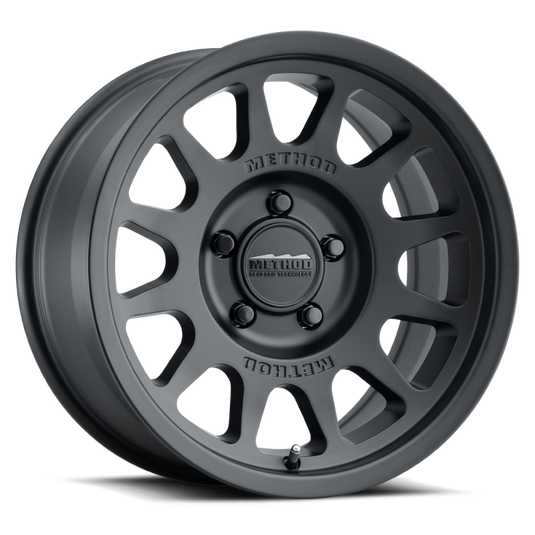 Method | MR703 17x7.5 +50mm Offset 5x130 78.1mm CB Matte Black Wheel