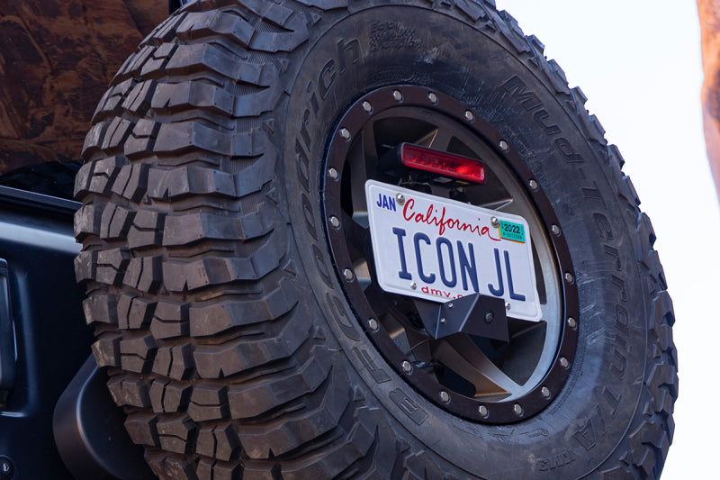 Load image into Gallery viewer, ICON 2018+ Jeep Wrangler JL License Relocation Kit

