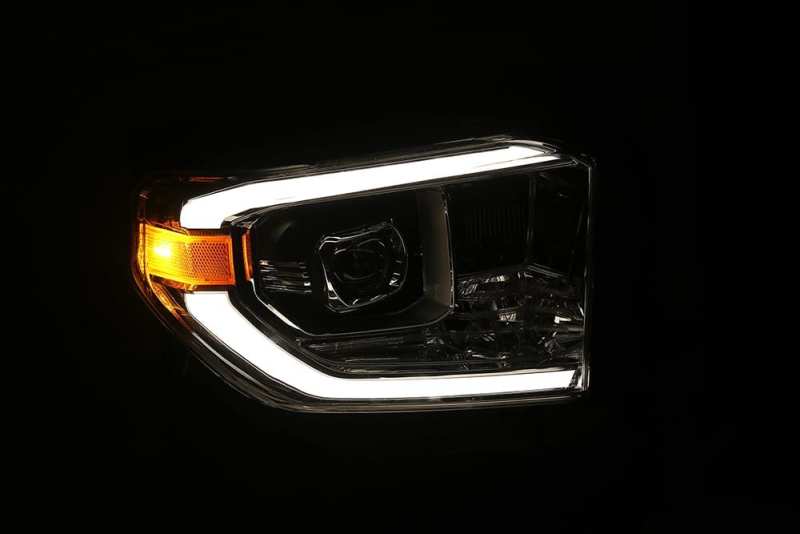 Load image into Gallery viewer, AlphaRex 14-20 Toyota Tundra PRO-Series Projector Headlights Plank Style Alpha Black w/Activ Light
