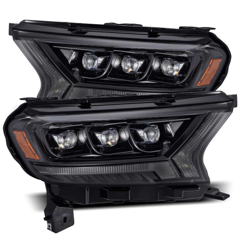 Load image into Gallery viewer, AlphaRex 19-21 Ford Ranger NOVA LED Proj Headlight Plnk Style Alpha Blk w/Activ Light/Seq Signal/DRL
