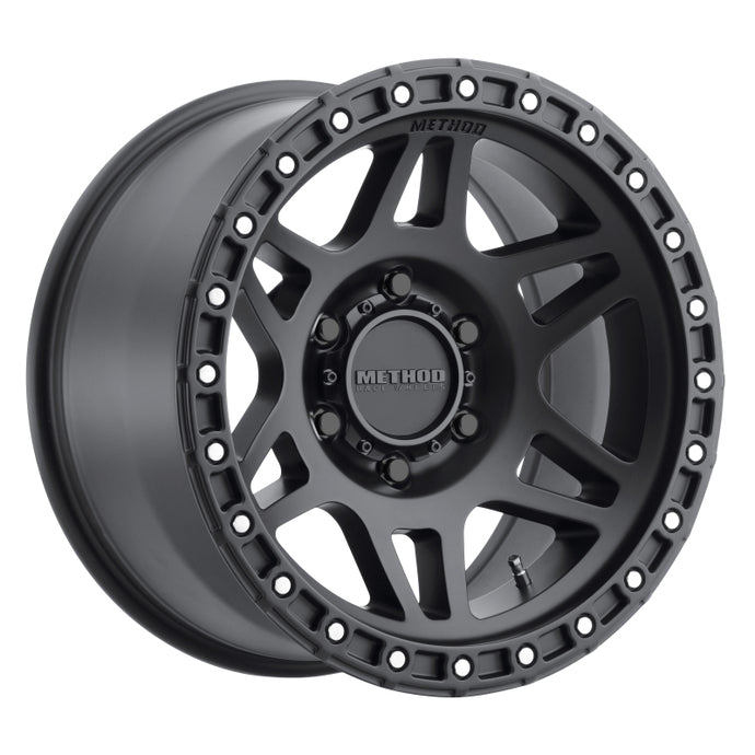 Method | MR312 17x9 -12mm Offset 6x5.5 106.25mm CB Matte Black Wheel