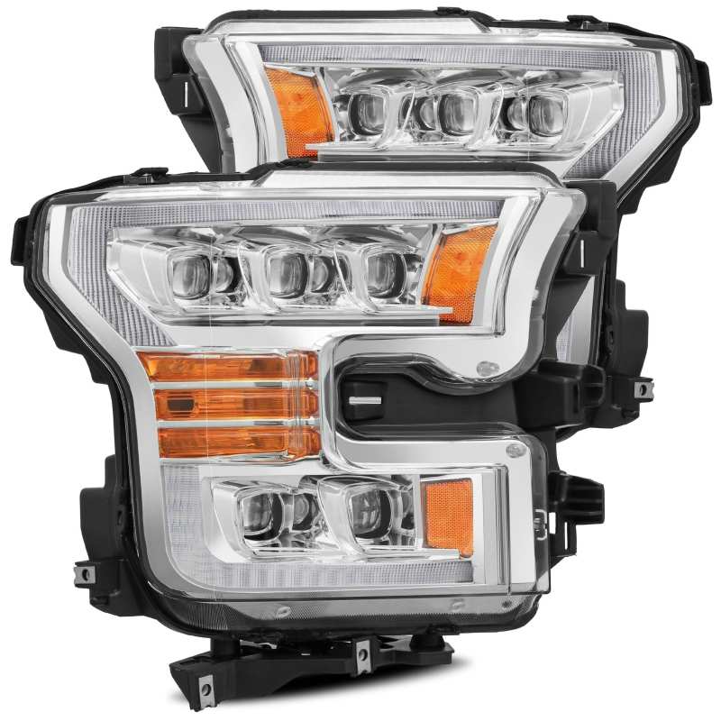 Load image into Gallery viewer, AlphaRex 11-16 Ford F-350 SD NOVA LED Proj Headlights Plank Style Chrm w/Activ Light/Seq Signal
