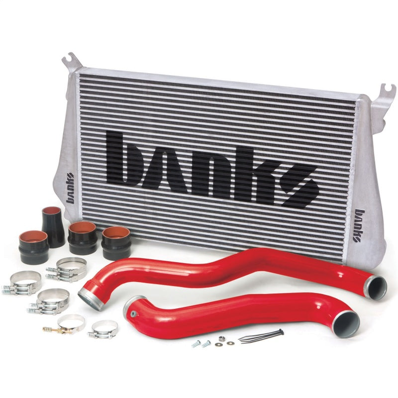 Load image into Gallery viewer, Banks Power | 2013-2016 GM 6.6L Duramax Techni-Cooler System With Boost Tubes - Red
