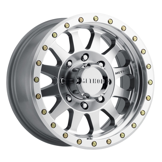 Method | MR304 Double Standard 20x10 -18mm Offset 8x180 130.81mm CB Machined/Clear Coat Wheel