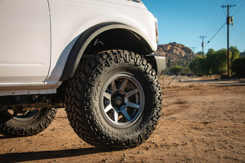 Load image into Gallery viewer, ICON Rebound Pro 17x8.5 6x5.5 25mm Offset 5.75in BS 93.1mm Bore Titanium Wheel
