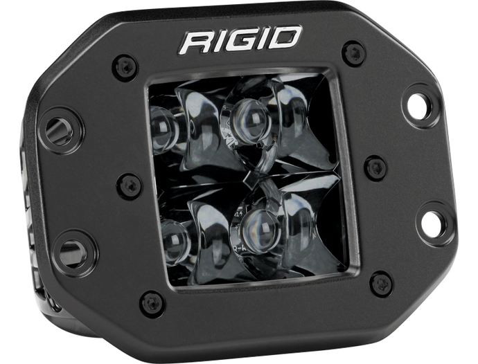 Rigid Industries | D2 - Midnight Edition Flush Mount Spot Light - Single