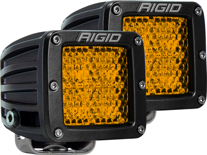 Rigid Industries | D-Series - Diffused Rear Facing High/Low - Amber - Pair