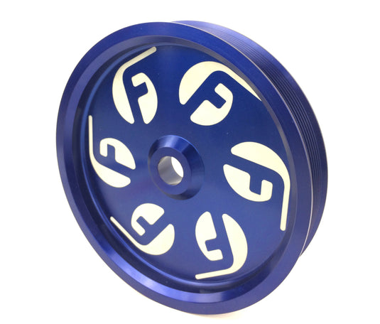 Fleece | Dodge Ram Cummins Dual Pump Pulley (For Use With FPE Dual Pump Bracket) Blue