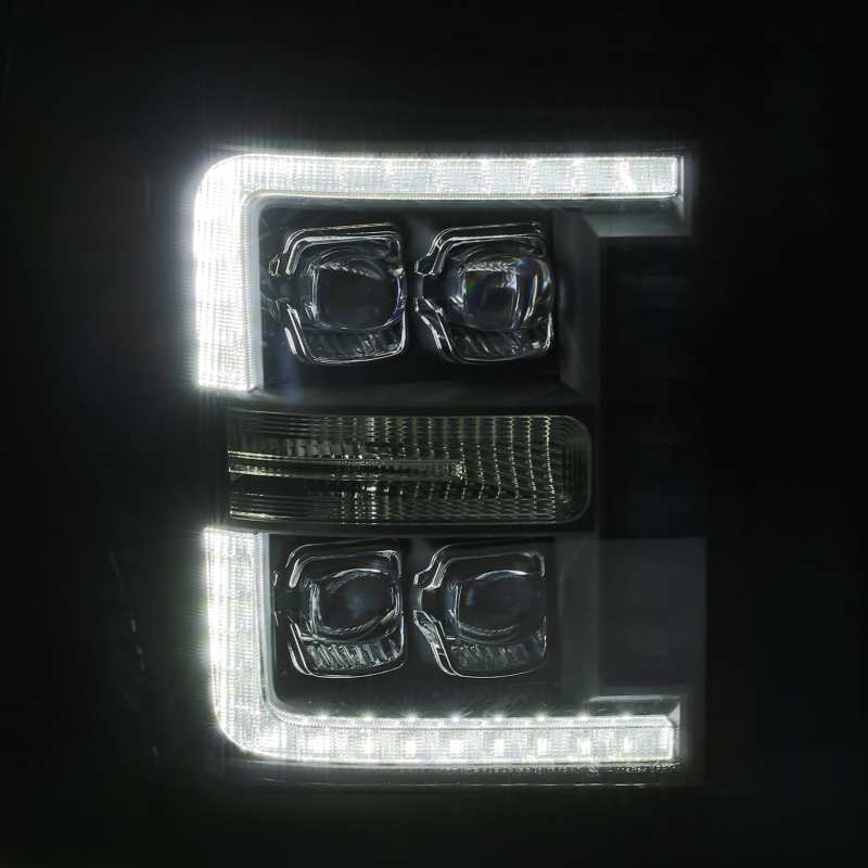 Load image into Gallery viewer, AlphaRex 11-16 Ford F-350 SD NOVA LED Proj Headlights Plank Style Chrm w/Activ Light/Seq Signal
