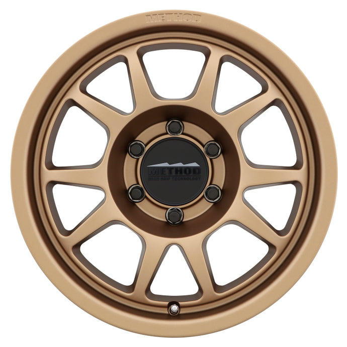 Method | MR702 17x8.5 0mm Offset 6x5.5 106.25mm CB Method | Bronze Wheel